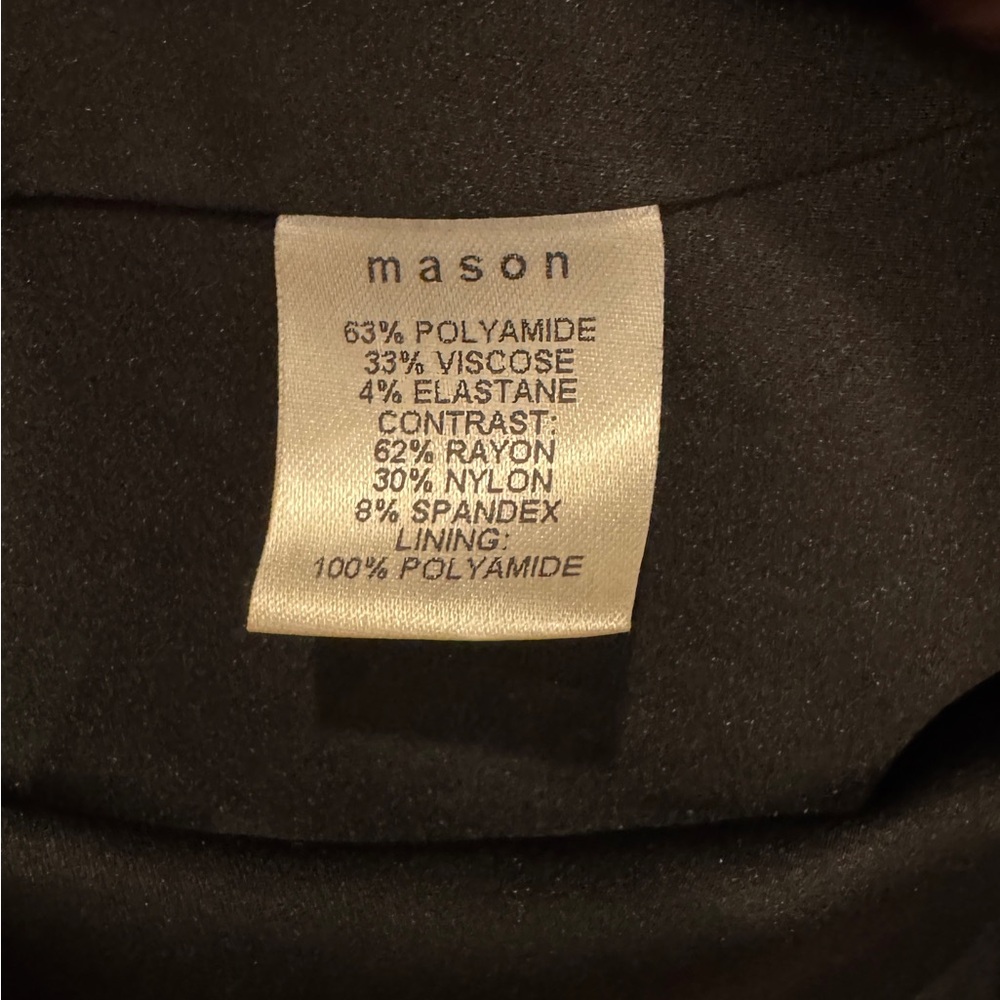 Mason Black Hi-low Dress With Back Zipper Detail - Picture 6 of 6